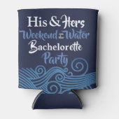 Aangepast gecombineerd bachelor/bachelorette blikjeskoeler (Voorkant)