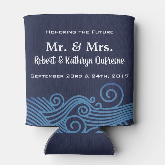 Aangepast gecombineerd bachelor/bachelorette blikjeskoeler (Achterkant)