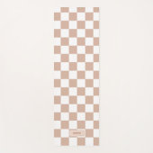 Aangepast gecontroleerd neutraal Roos Blush roze Yogamat (Voorkant)