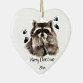 Aangepast gedateerd raket blazen, liefdesdieren keramisch ornament (Rechts)