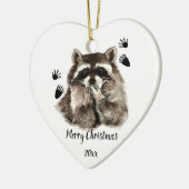 Aangepast gedateerd raket blazen, liefdesdieren keramisch ornament (Links)