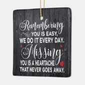 Aangepast gedenken, je gedenkwaardige prijsopgave  keramisch ornament (Links)