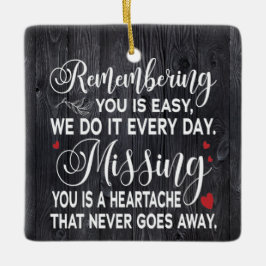 Aangepast gedenken, je gedenkwaardige prijsopgave  keramisch ornament