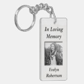 Aangepast gedenkteken met foto sleutelhanger (Voorkant Links)