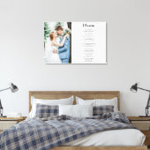 Aangepast gedicht Citaat met Foto Canvas Afdruk (Insitu (Slaapkamer))