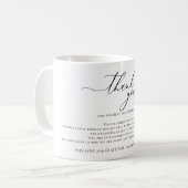Aangepast gedicht dank je wel koffiemok (Voorkant links)