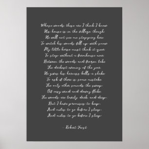 Aangepast gedicht song lyric print
