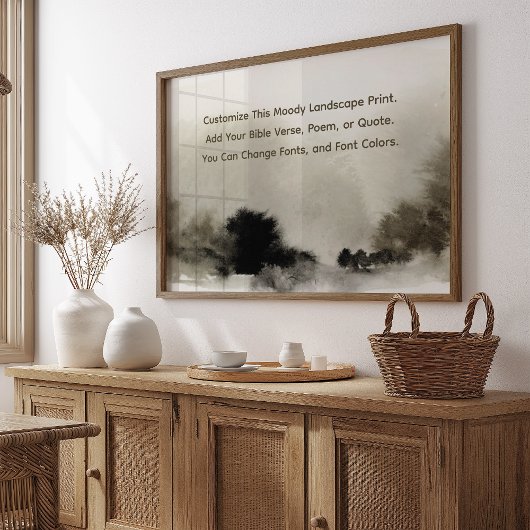 Aangepast gedicht Upload uw eigen woorden Moderne  Poster