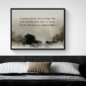 Aangepast gedicht Upload uw eigen woorden Moderne  Poster