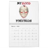 Aangepast gedrukt 2015-hoofdagenda kalender (Feb 2026)