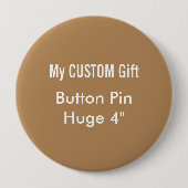 Aangepast gedrukt 4-inch grote Button badge in het (Voorkant)