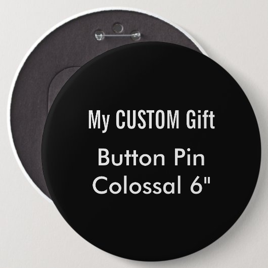 Aangepast gedrukt 6-inch kolossale Button badge Pi (Voorkant /achterkant)