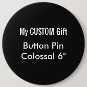 Aangepast gedrukt 6-inch kolossale Button badge Pi (Voorkant)