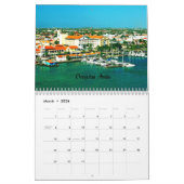 Aangepast gedrukt kalender Caribische eilanden (Mar 2026)