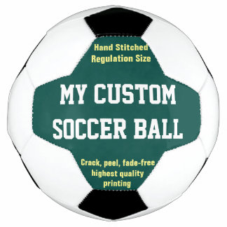 Aangepast gedrukt Voetbal Football Futbol GREEN