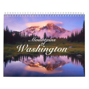 Aangepast gedrukte kalender "Mountains of Washingt