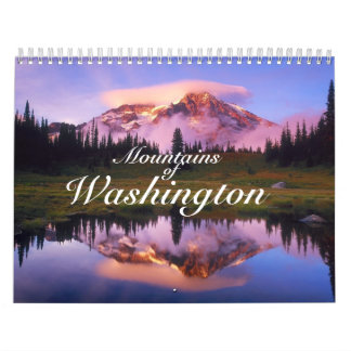 Aangepast gedrukte kalender "Mountains of Washingt
