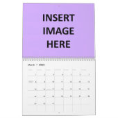 Aangepast gedrukte maandelijkse Sjabloon voor de k Kalender (Mar 2026)