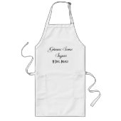 Aangepast ・ Geef me wat suiker Lang Schort (Voorkant)