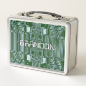Aangepast Geeky Nerd Computer Circuit Board Patroo (Voorkant)