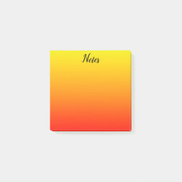 Aangepast geel, Oranje en rood Post-it® Notes