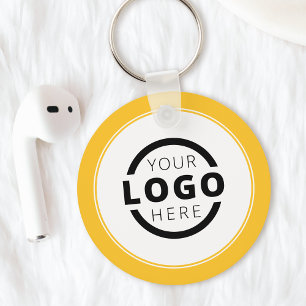 Aangepast geel promotiemateriaal voor bedrijven me sleutelhanger