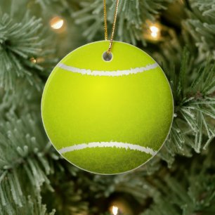 Aangepast geel tennisbalkeramisch sieremmer keramisch ornament