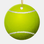 Aangepast geel tennisbalkeramisch sieremmer keramisch ornament (Voorkant)