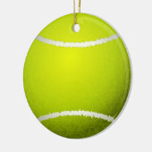 Aangepast geel tennisbalkeramisch sieremmer keramisch ornament (Links)