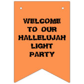 Aangepast GEEN HOCUS POCUS Christelijke Halloween Vlaggetjes (Tweede vlag)