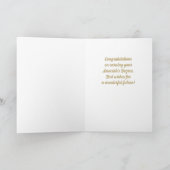 Aangepast gefeliciteerd!! Kijk! Kaart van de graad (Binnen)