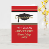 Aangepast gefeliciteerd!! Kijk! Kaart van de graad (Gele Bloem)