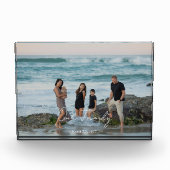 Aangepast Geheugen Acryl Foto Blok Display (Voorkant)
