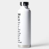 Aangepast geïsoleerd staal & koper flesje 32 oz WH Waterfles (Links)