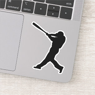 Aangepast gekapt Baseball Batter Sticker