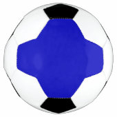 Aangepast gekleurd dus blauw voetbal (Voorkant)