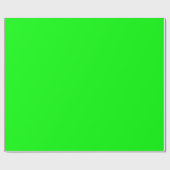 Aangepast gekleurd Neon Green Cadeaupapier (Vlak)