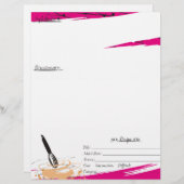 Aangepast gekleurd whiskydeeg bakkerijbrood (Voorkant / Achterkant)