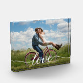 Aangepast gekoppeld fotoliefdesscript fotoblokken (Links)