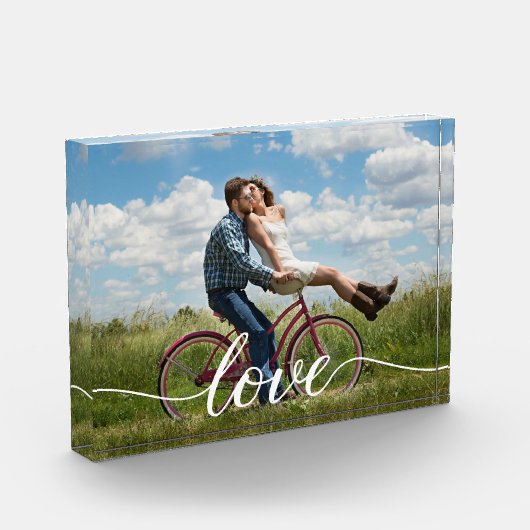 Aangepast gekoppeld fotoliefdesscript fotoblokken (Links)