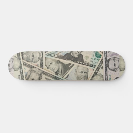 Aangepast geld afdrukken persoonlijk skateboard (Horizontaal)