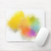 Aangepast gele roze rode blauwe groene kleuren Abs Muismat (Met muis)