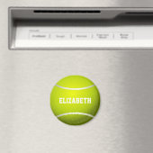 Aangepast gele tennisbal magneet (Insitu (Vaatwasser))