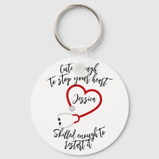 Aangepast geluid en geschoold personeel in de gezo sleutelhanger (Voorkant)