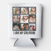 Aangepast geluid Ik hou van mijn vriendin 9 Fotoco Blikjeskoeler (Voorkant)