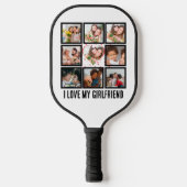 Aangepast geluid Ik hou van mijn vriendin 9 Fotoco Pickleball Paddle (Voorkant)