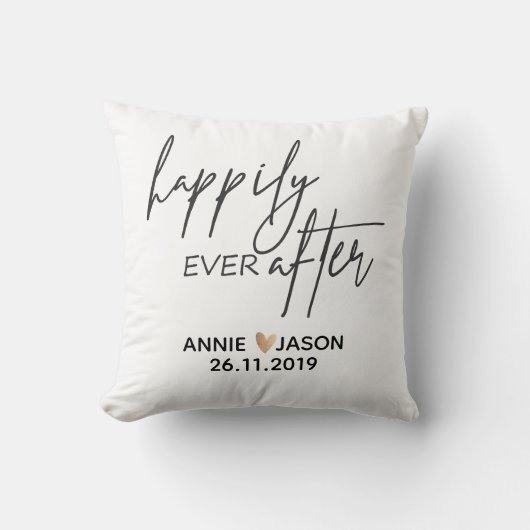 Aangepast |Gelukkig altijd na | Weddenschap |Sierk Kussen (Voorkant)