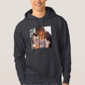 Aangepast gemaakt - Foto en tekst toevoegen T-shir Hoodie (Voorkant)