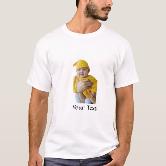 Aangepast gemaakt - Foto en tekst toevoegen T-shirt (Voorkant)