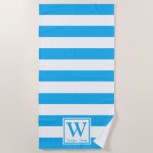 Aangepast gemaakt gezinsmonogram Cerulean Blue Str